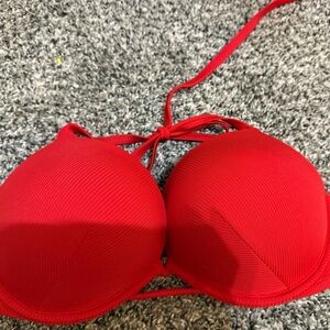 Victoria's Secret Red Halter Swimsuit Bra